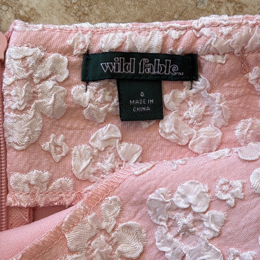 Wild Fable Pink Floral Mini Skirt - Picture 4 of 6